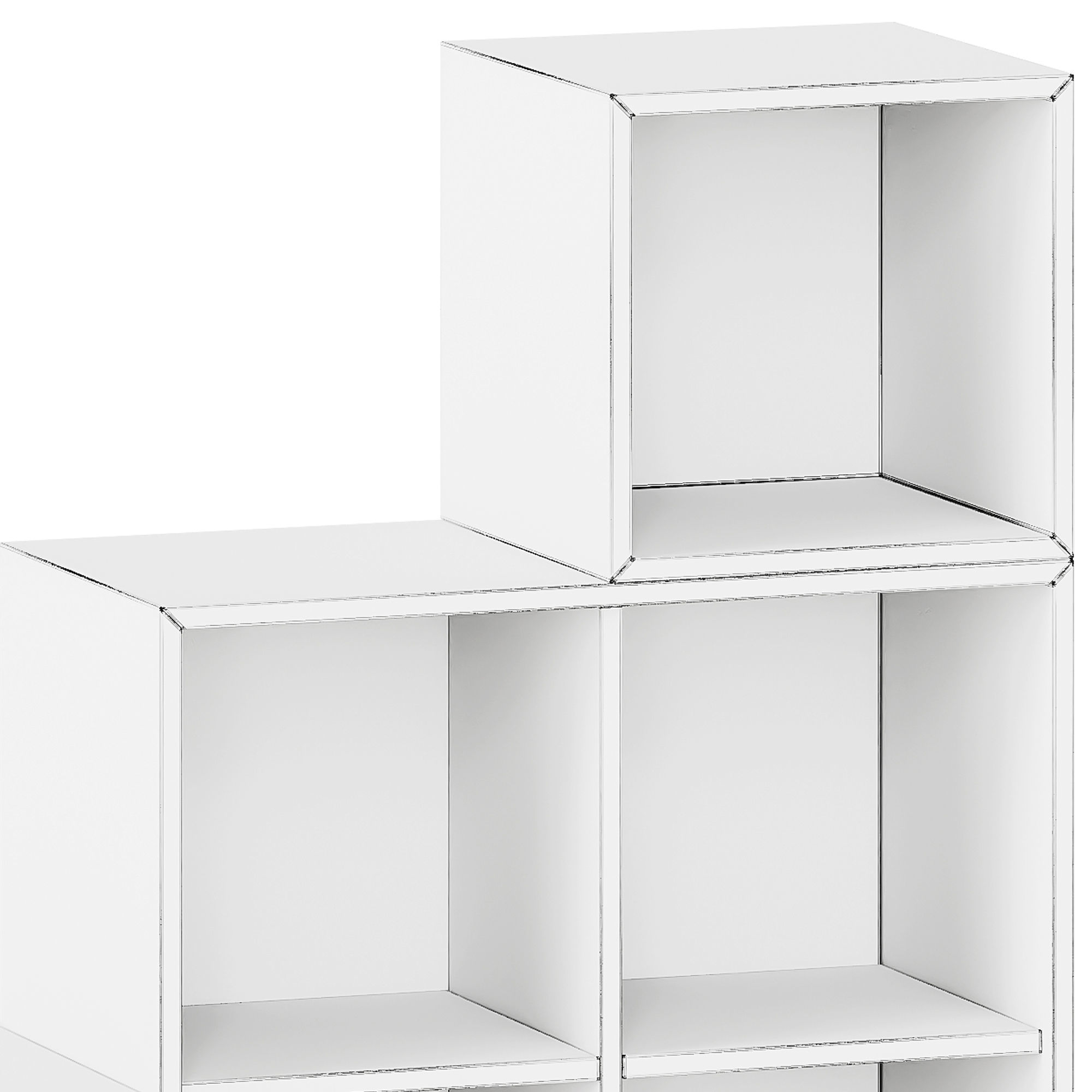 Ikea Eket Cabinet combination with feet 3D model_4