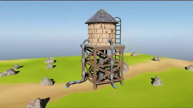 Water tank  Free 3D model