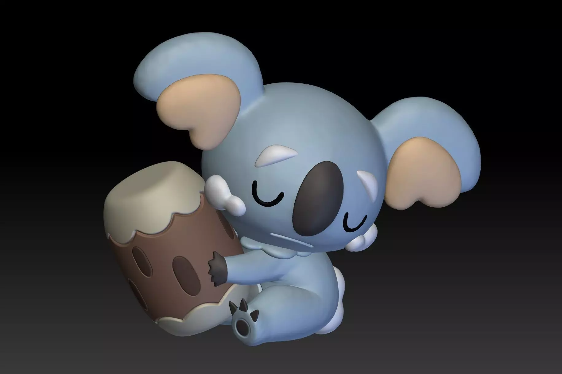 Pokemon Komala 3D print model_0