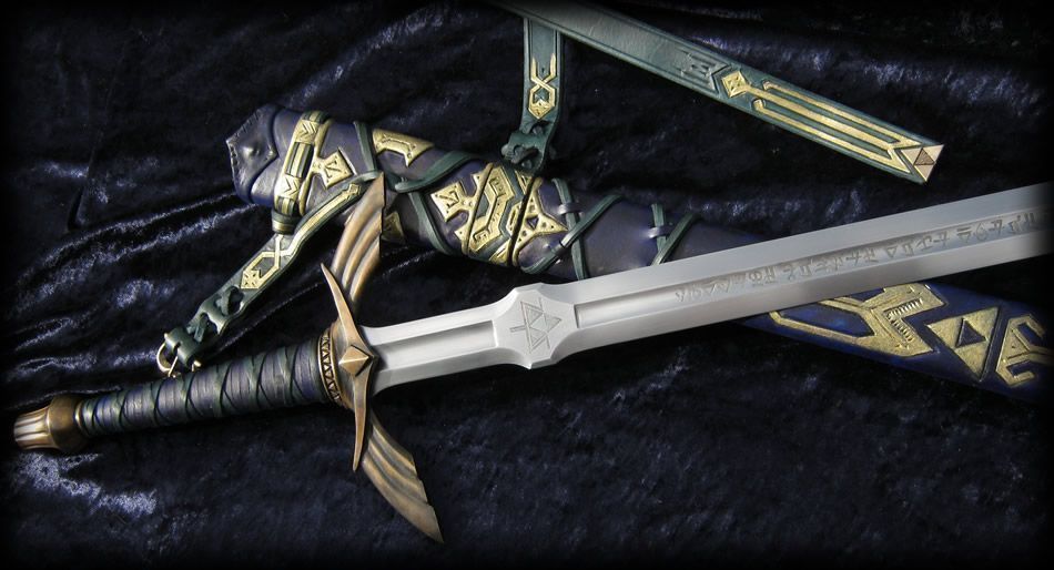 Fantasy Zelda-Style Longsword 3D print model_2