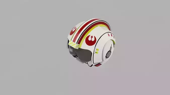 Luke Skywalker helmet 3D print model