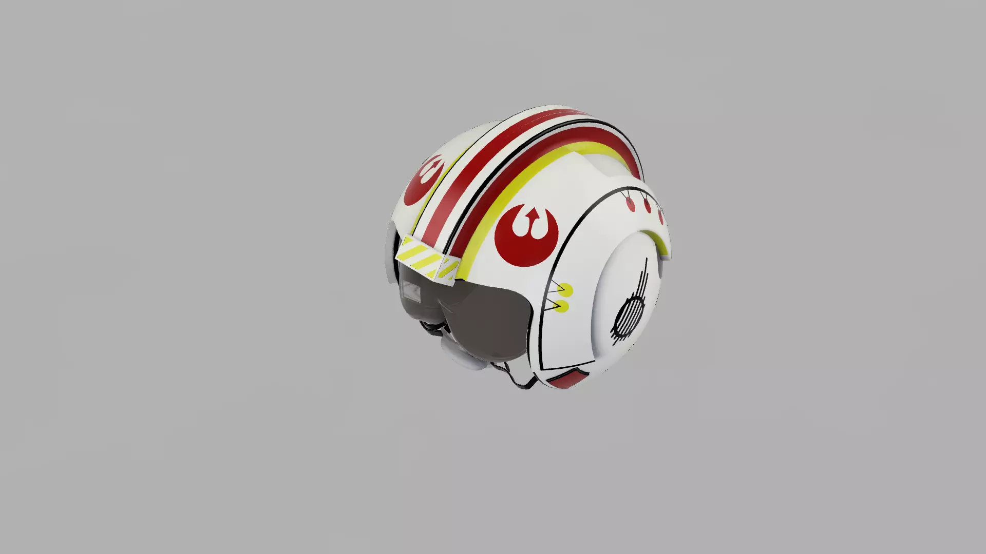 Luke Skywalker helmet 3D print model