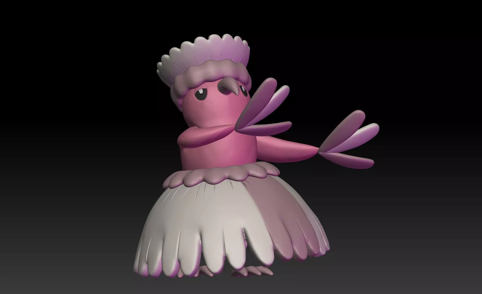 Pokemon Oricorio Pau 3D print model_0