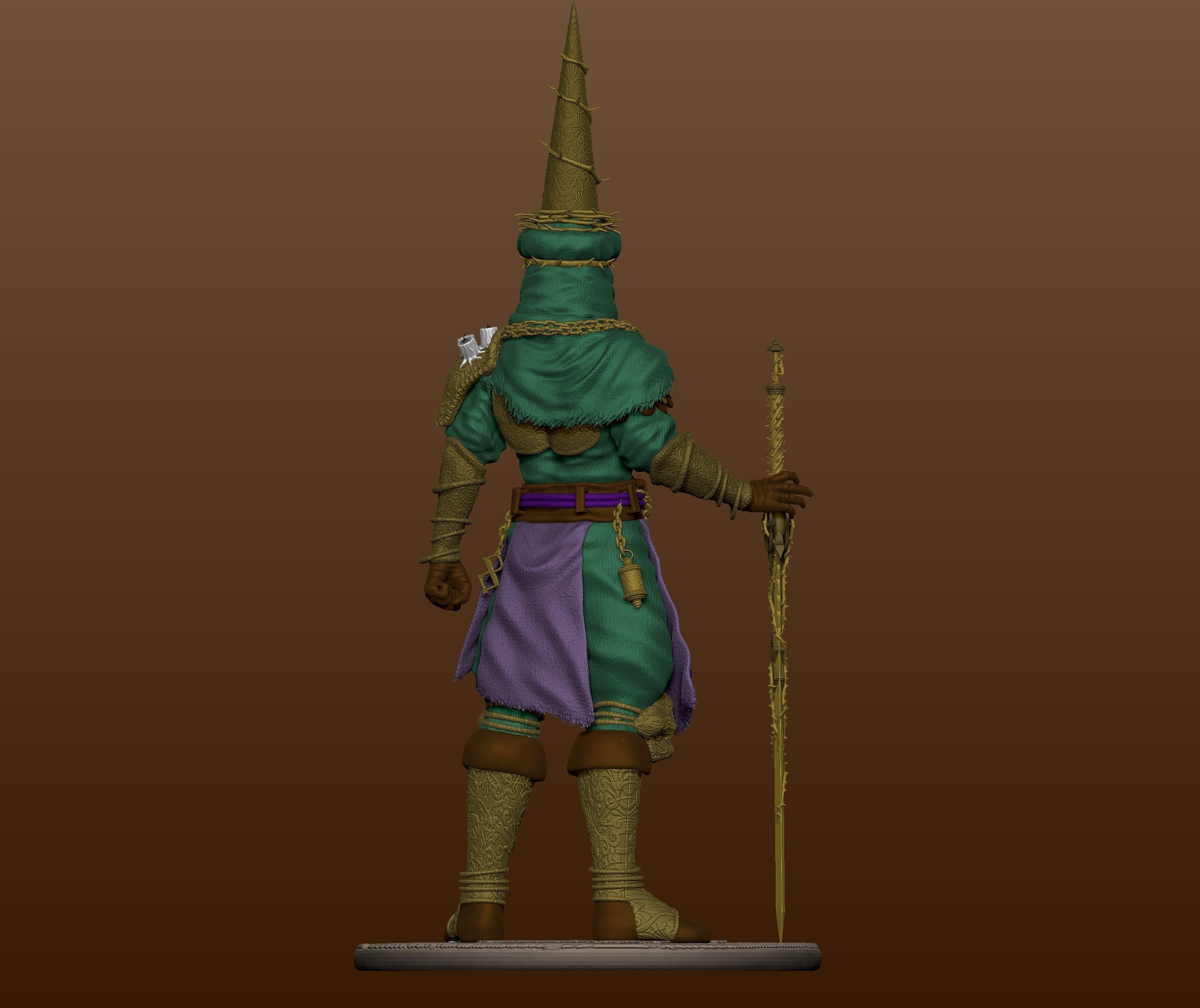 Blasphemous Penitent one - Golden Burden Skin 3D print model_6