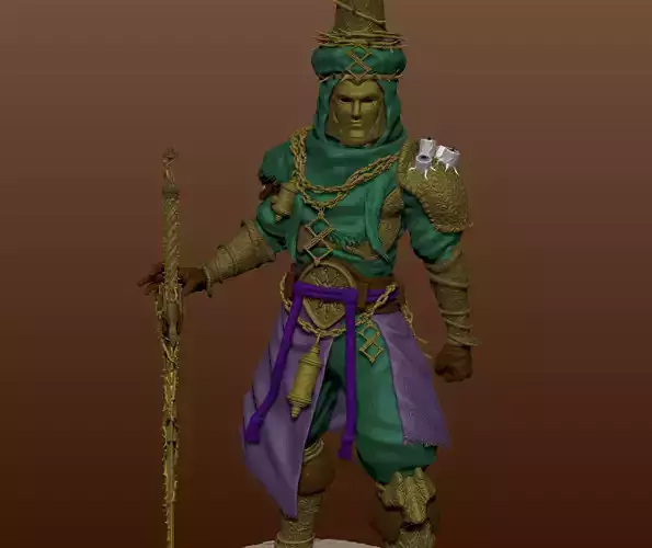 Blasphemous Penitent one - Golden Burden Skin 3D print model