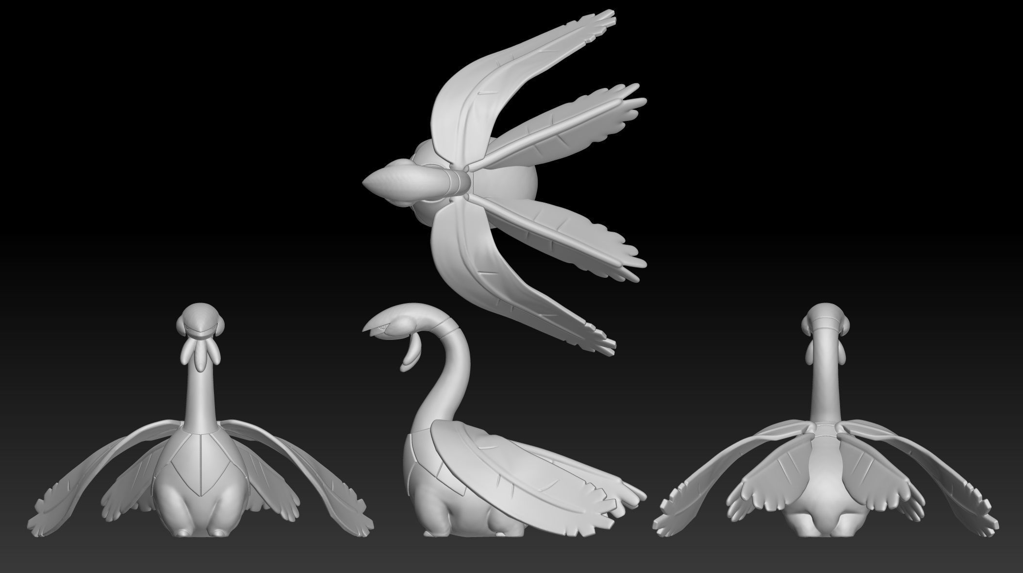 Pokemon Tropius 3D print model_1