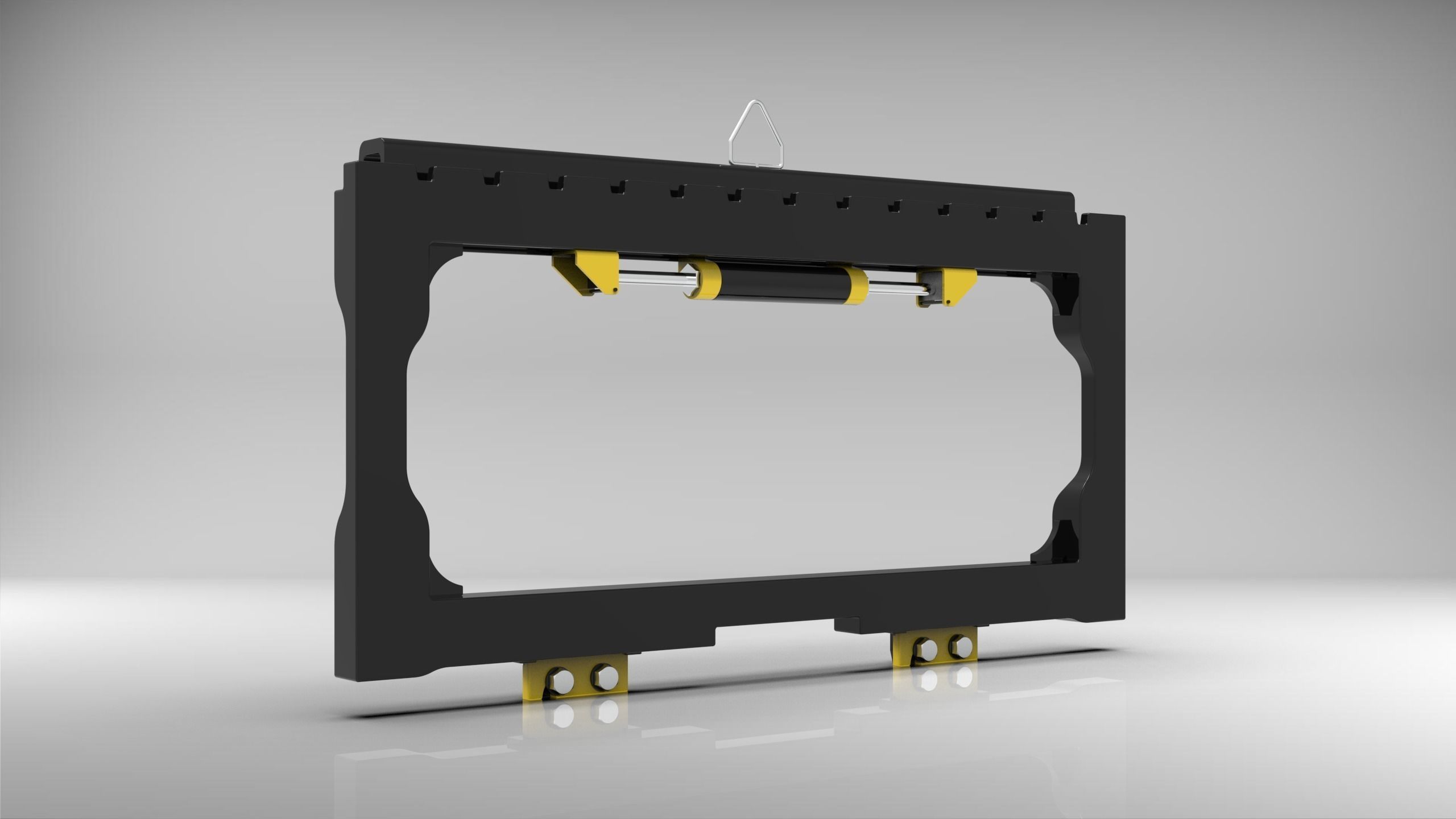 Side Shifter - Forklift Attachment 3D model_5