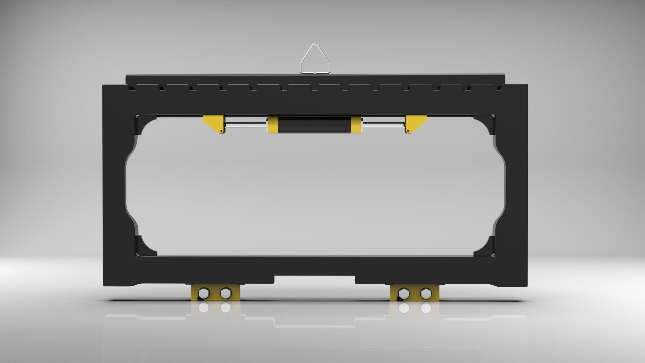 Side Shifter - Forklift Attachment 3D model_4