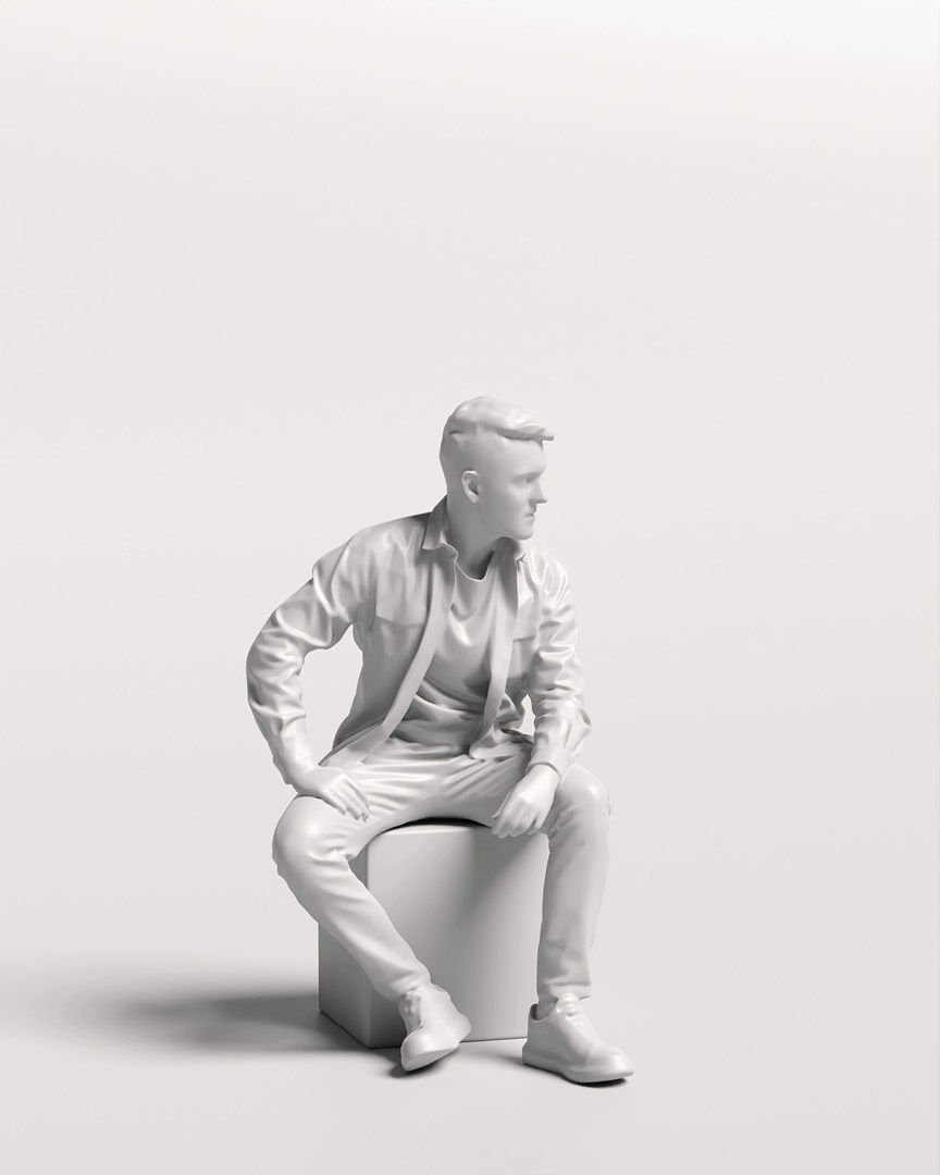 Humano Sitting Man 2203-3 3D model_12