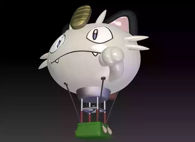 Pokemon  Team Rocket Baloon Meowth