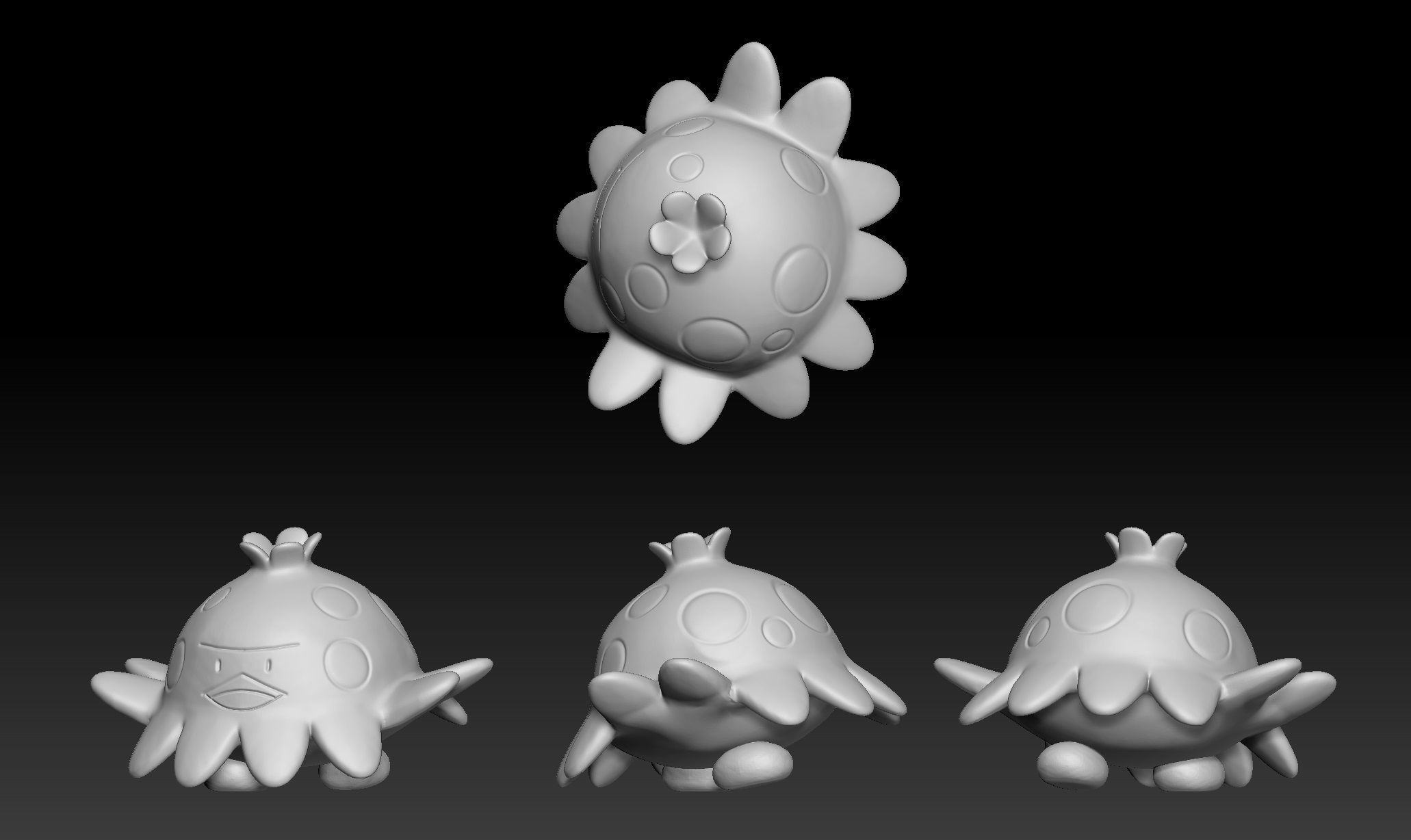 Pokemon Shroomish Breloom 3D print model_1