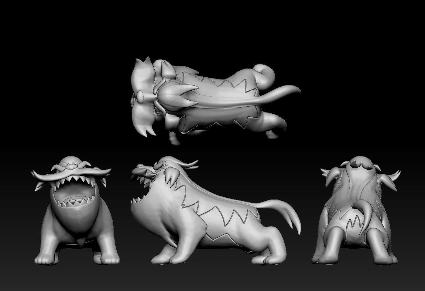 Pokemon Maschiff Mabosstiff 3D print model_1