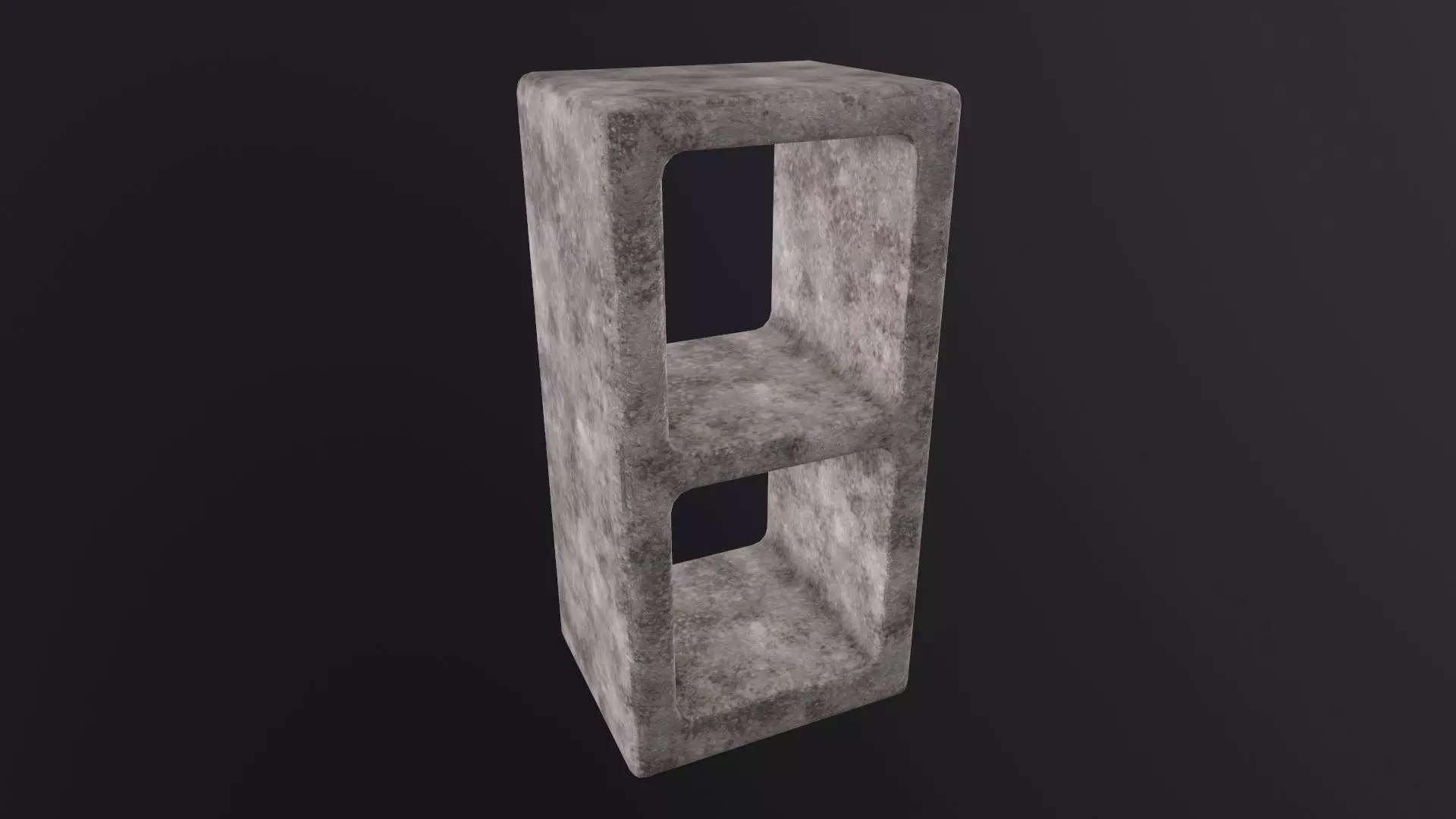 Cinderblock 3D Model Low-poly 3D model_0