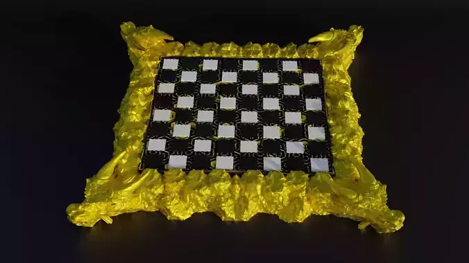 Dragon Figure Chess Board - Dragon Pattern 3D Chess Board Stl 3D print model