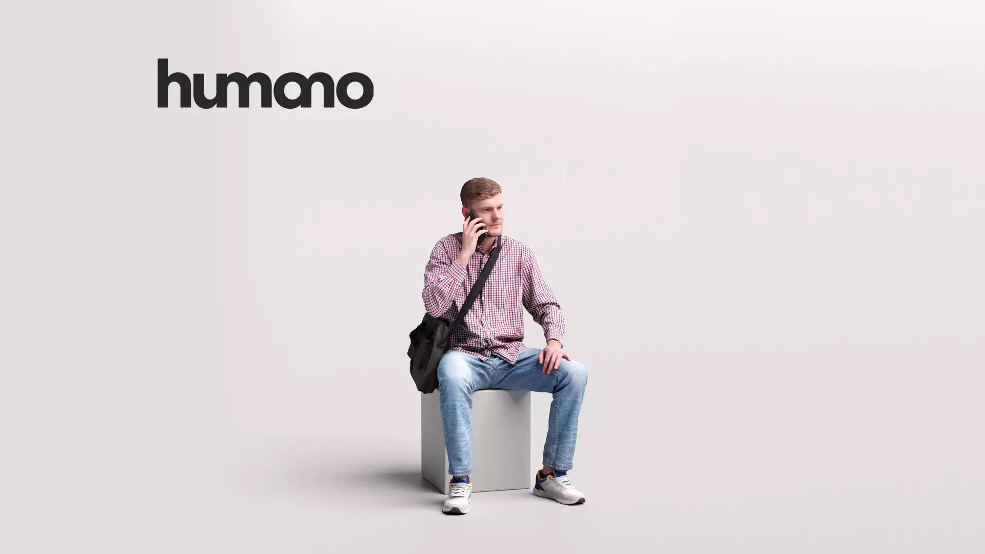  Humano Sitting Young Man 2204-8 3D model_0