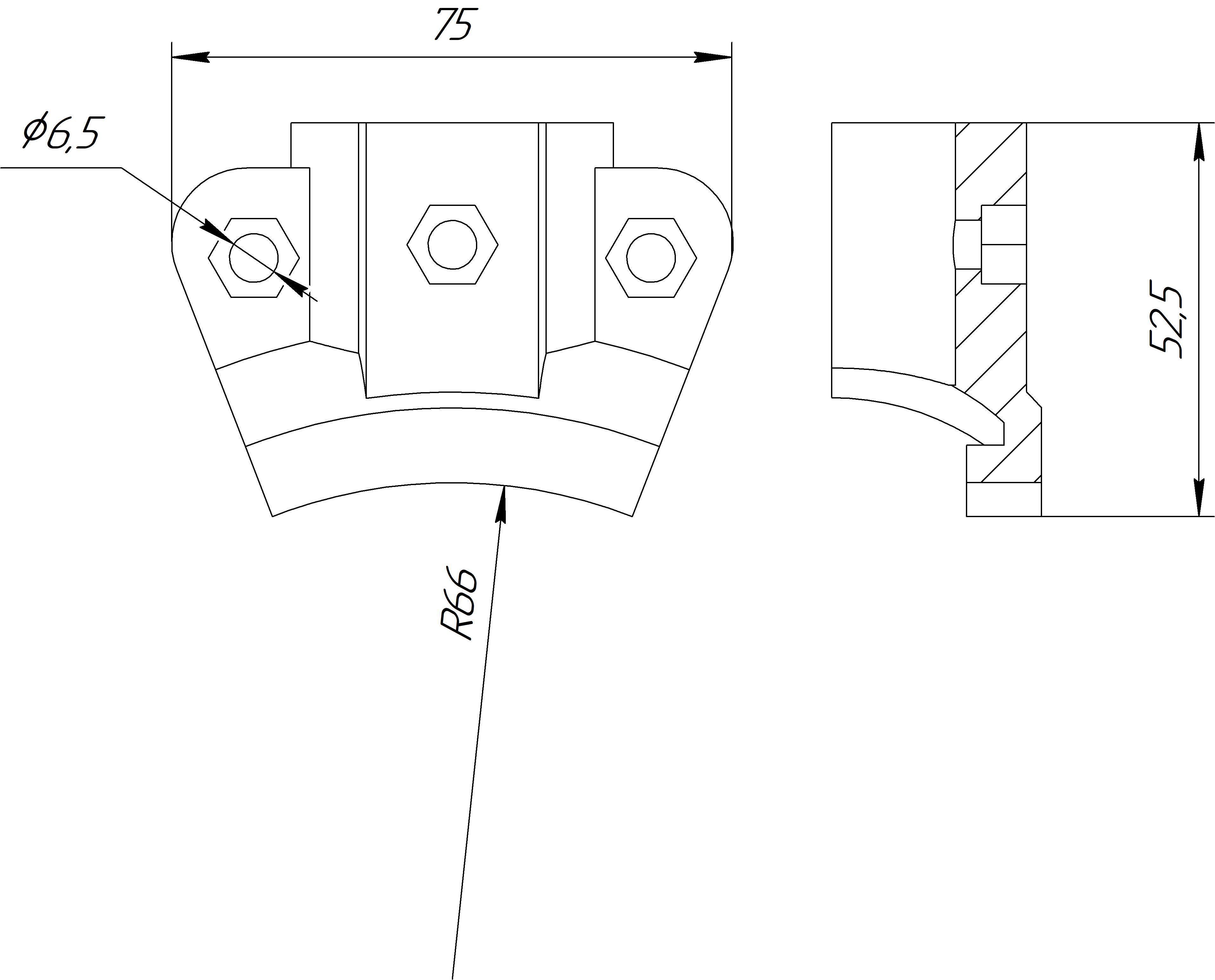 BRACKET HOLD CAP CASE WZ200 3D print model_1