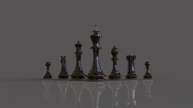 Chess Chessmen 3D print model 3D print model