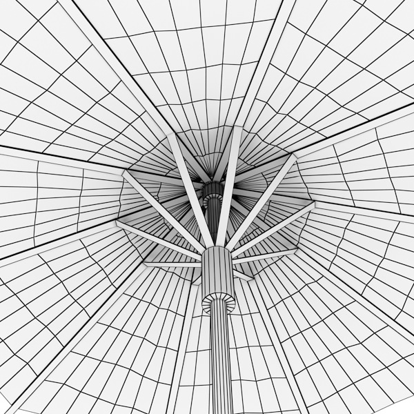 High Detailed Cocktail Umbrella 3D model_11