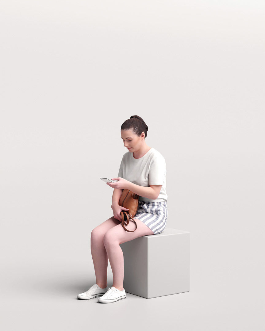 Humano Sitting Woman 2204-10 3D model_5