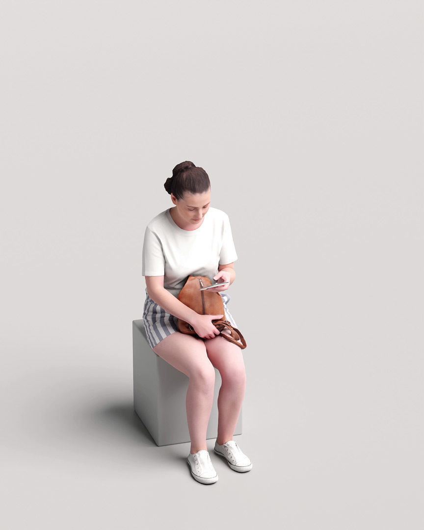 Humano Sitting Woman 2204-10 3D model_8