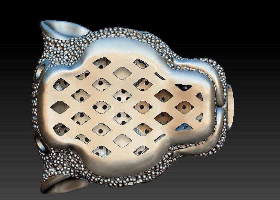 PANTHER PENDANT 3D print model_3