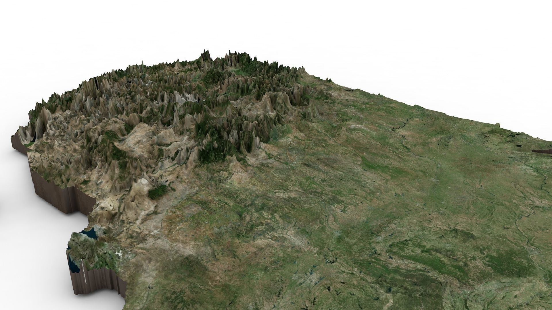 USA Map Pack 3D model_2