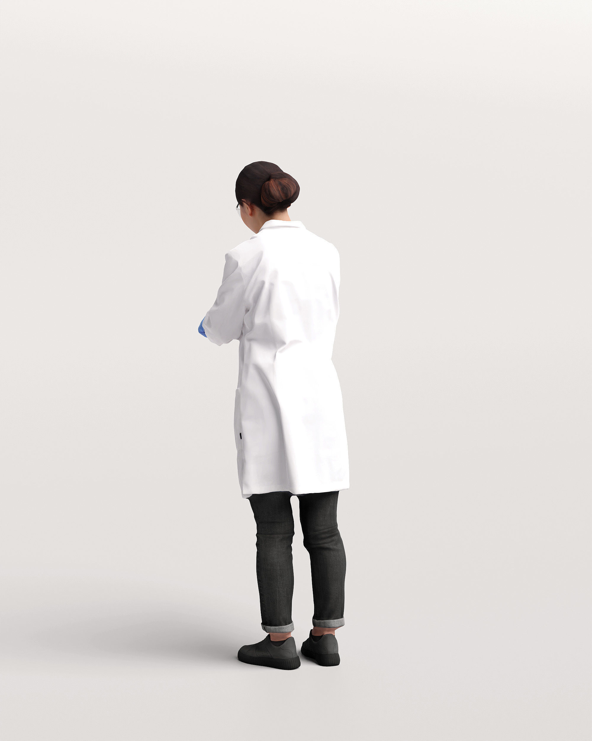 Humano Scientist in a lab 2205-6 3D model_4
