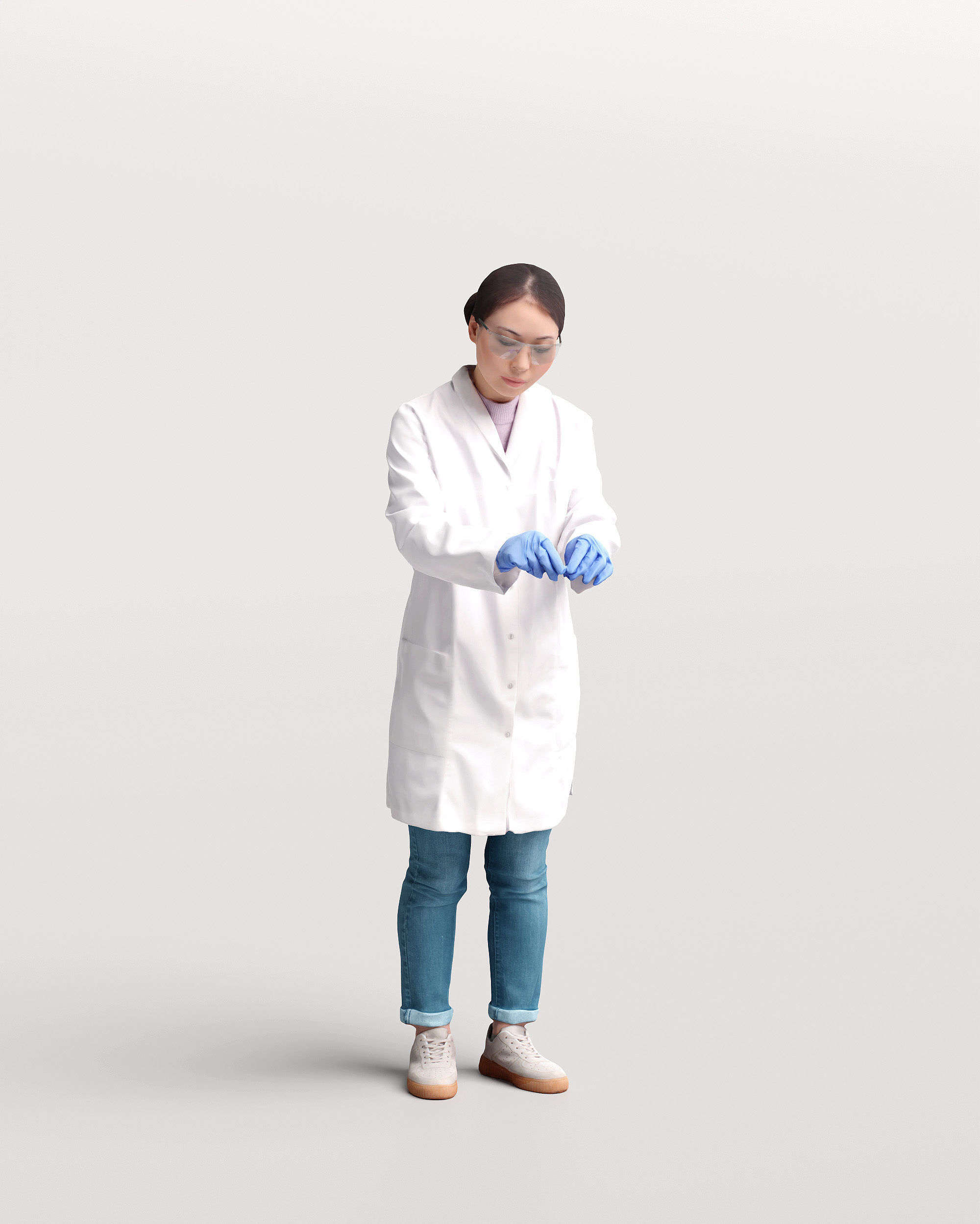 Humano Scientist in a lab 2205-6 3D model_11