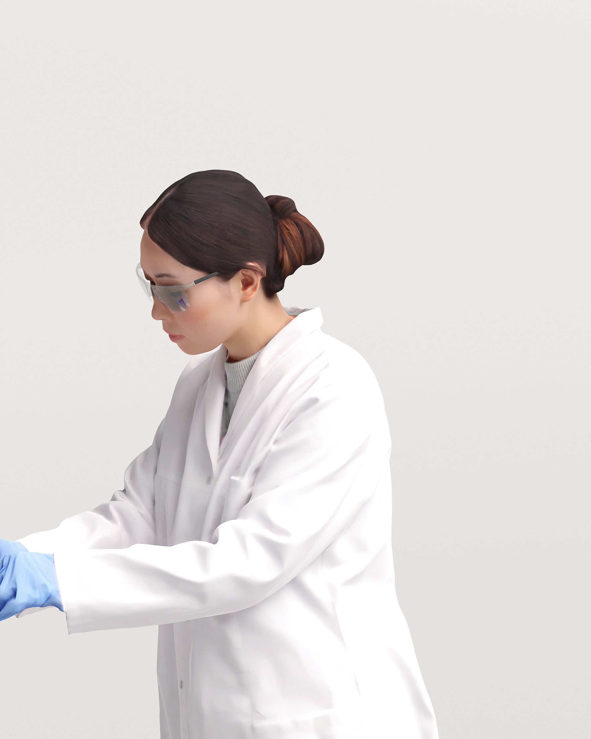 Humano Scientist in a lab 2205-6 3D model_7