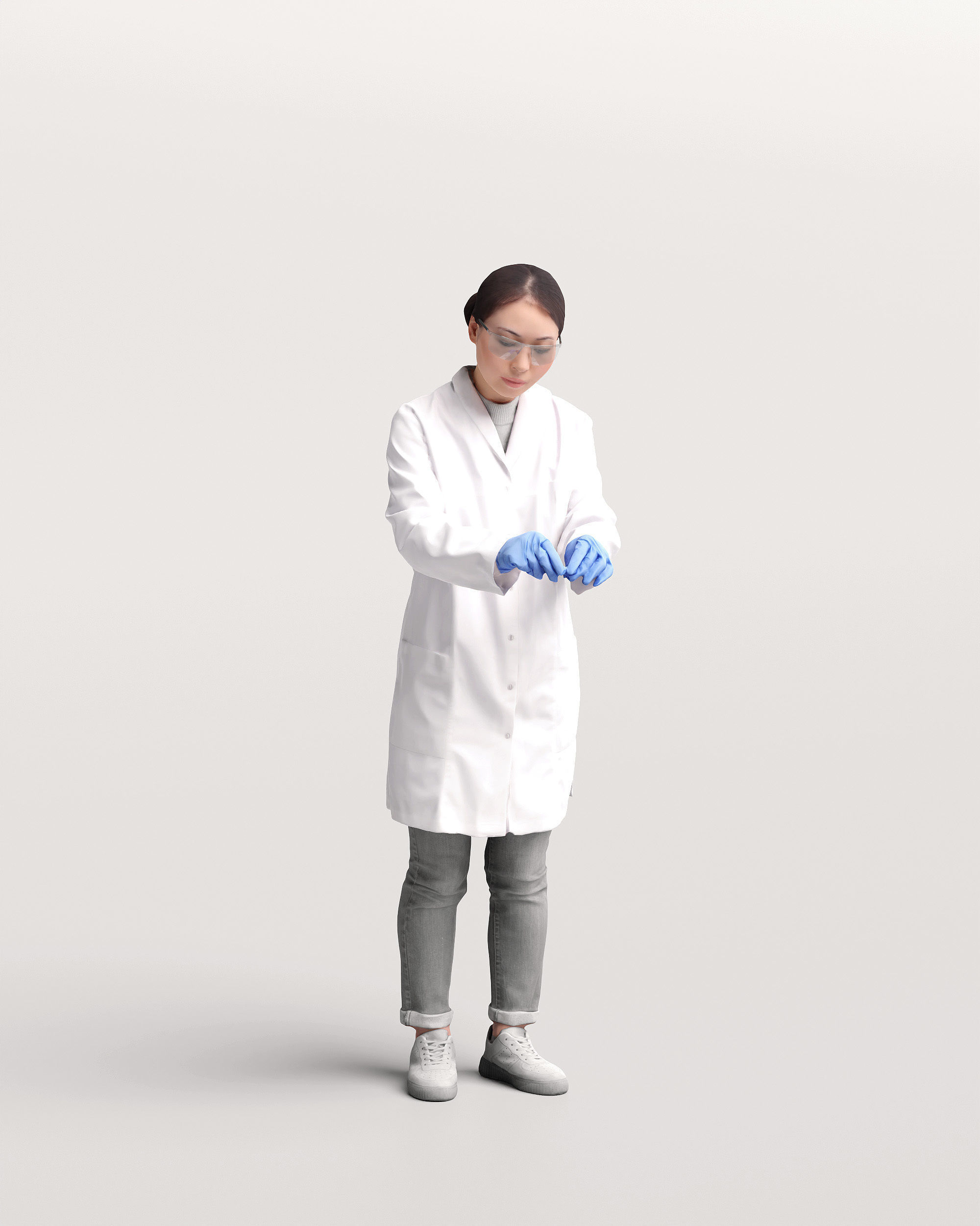 Humano Scientist in a lab 2205-6 3D model_9