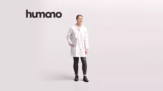 Humano Scientist in a lab 2205-2 3D model