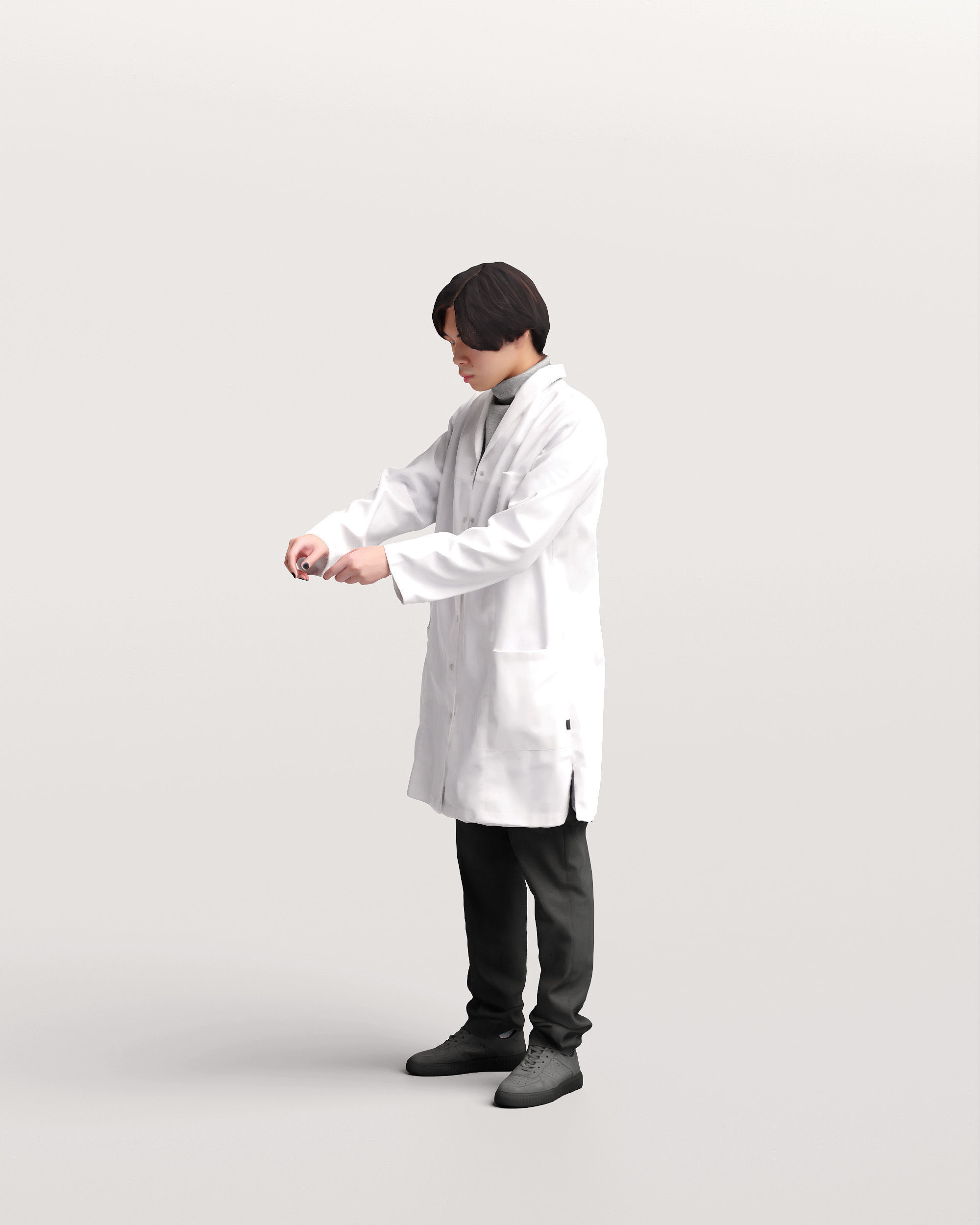 Humano Scientist in a lab 2205-1 3D model_5