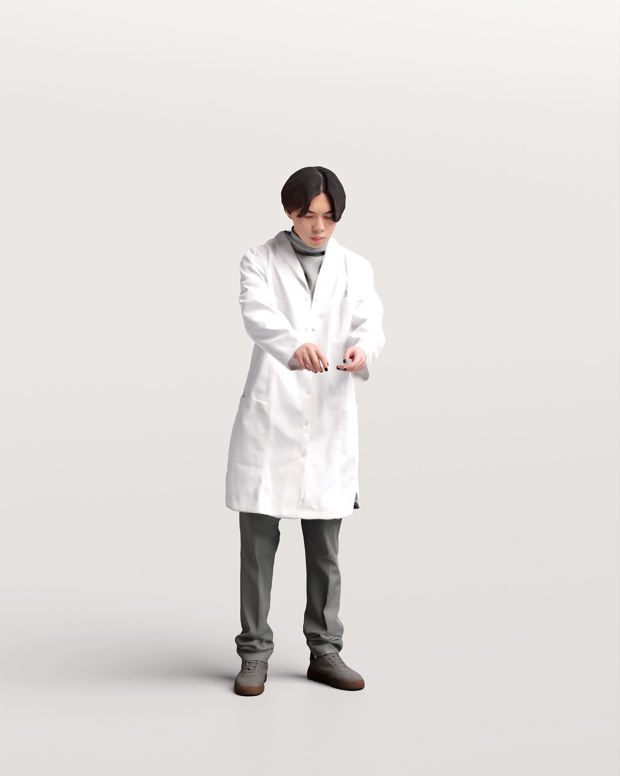 Humano Scientist in a lab 2205-1 3D model_9