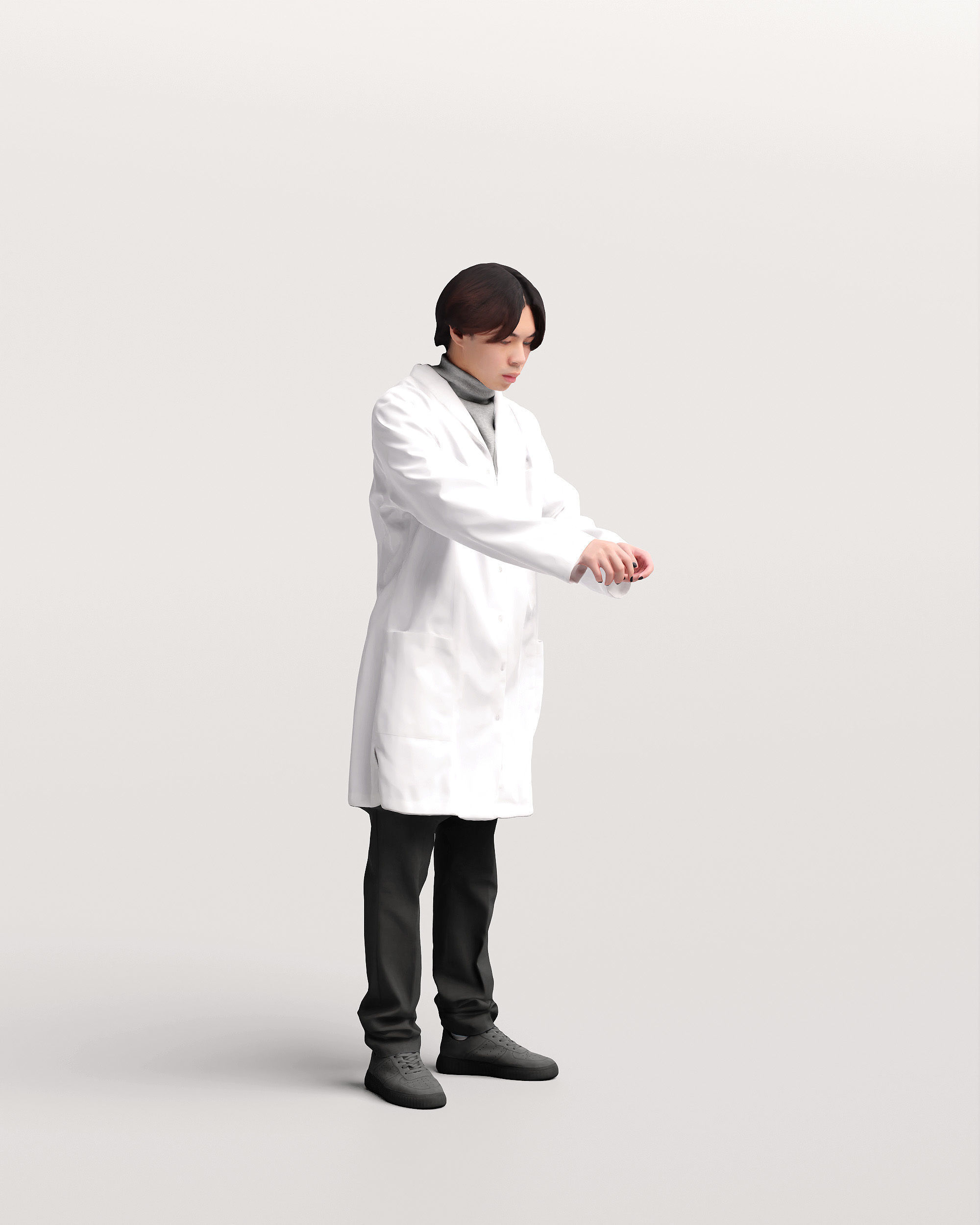 Humano Scientist in a lab 2205-1 3D model_2