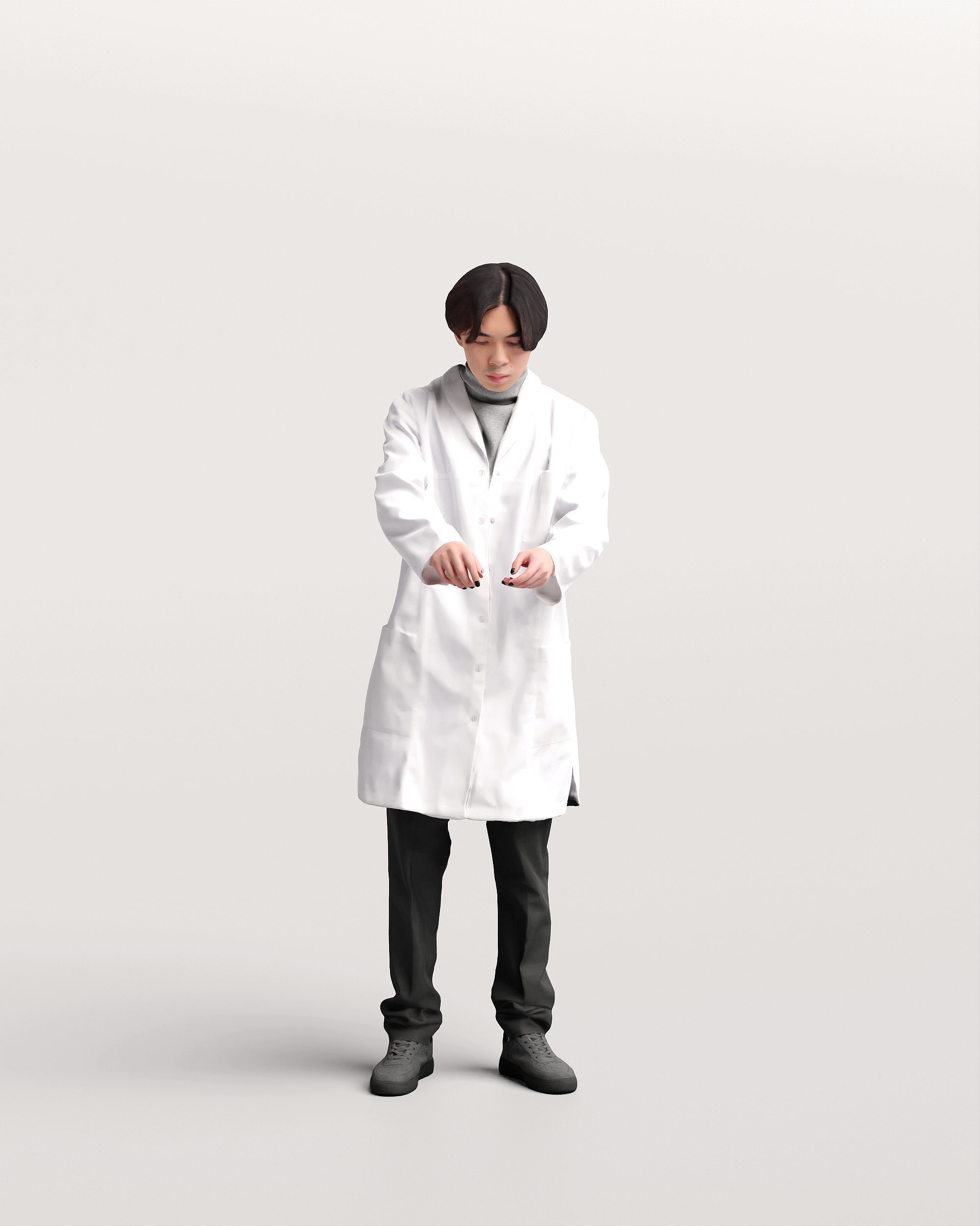 Humano Scientist in a lab 2205-1 3D model_3