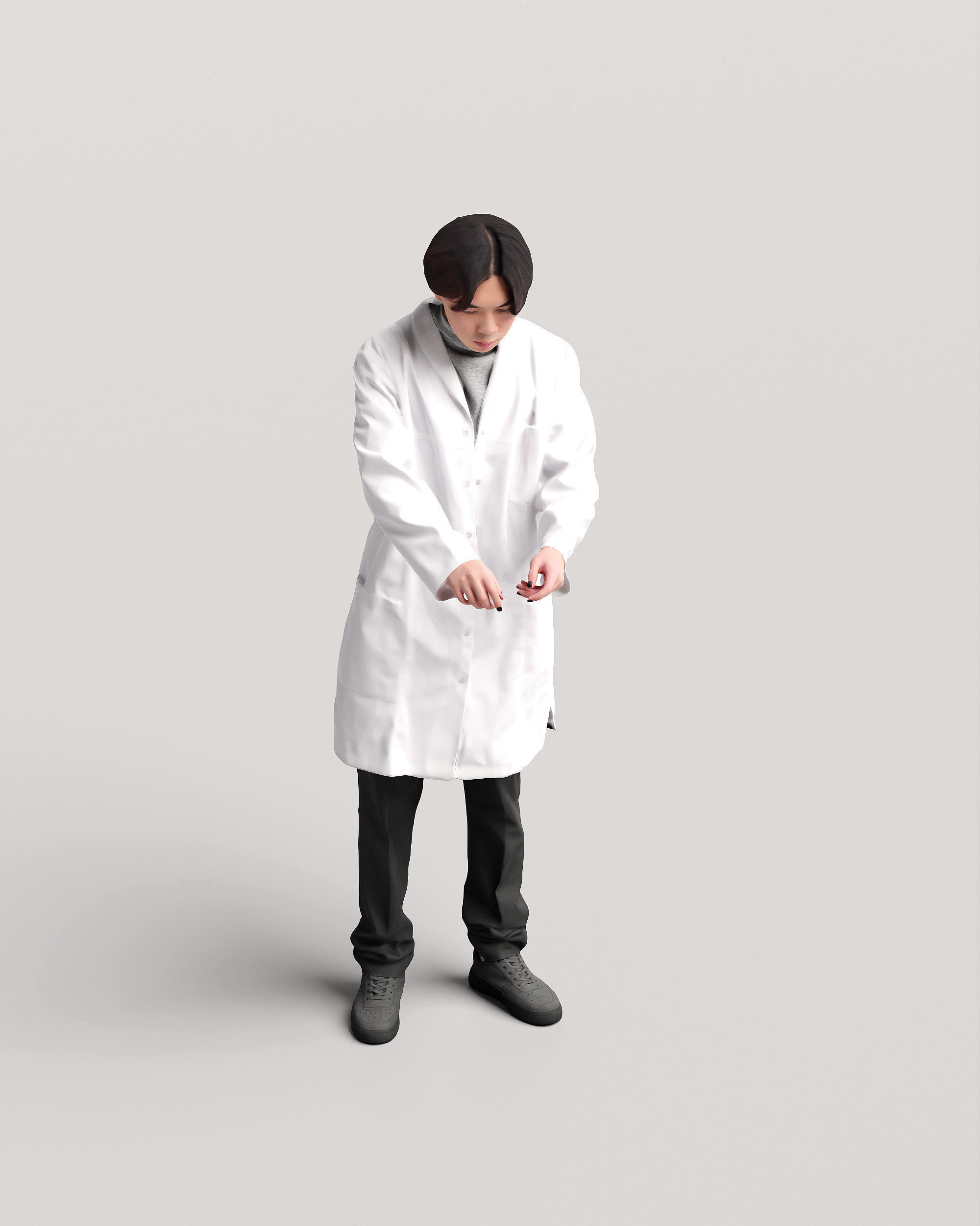 Humano Scientist in a lab 2205-1 3D model_8