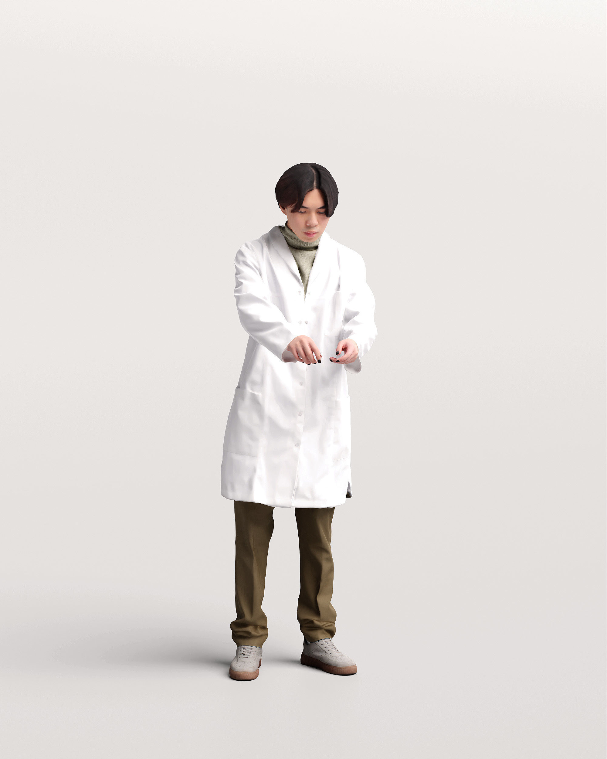 Humano Scientist in a lab 2205-1 3D model_11