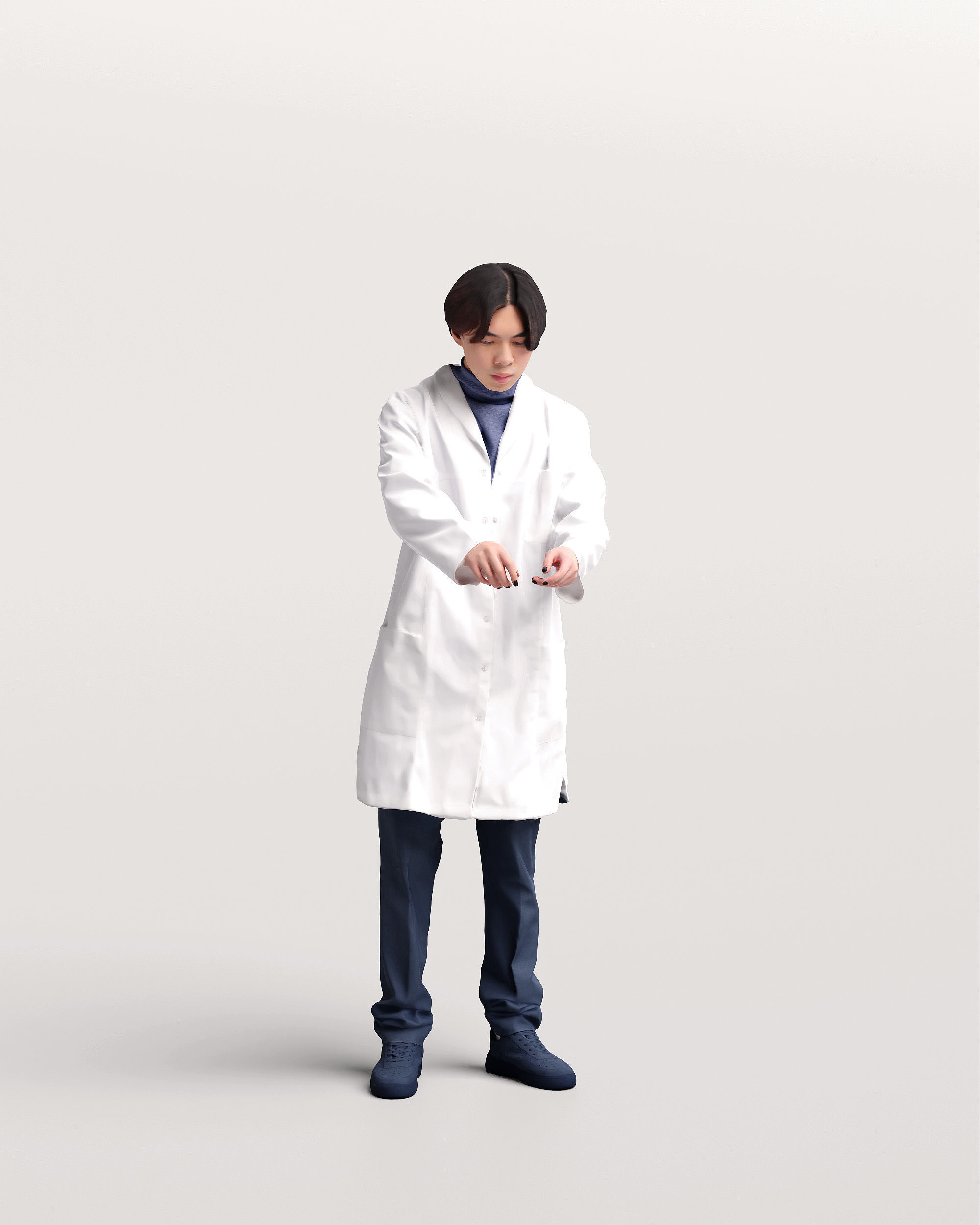 Humano Scientist in a lab 2205-1 3D model_10