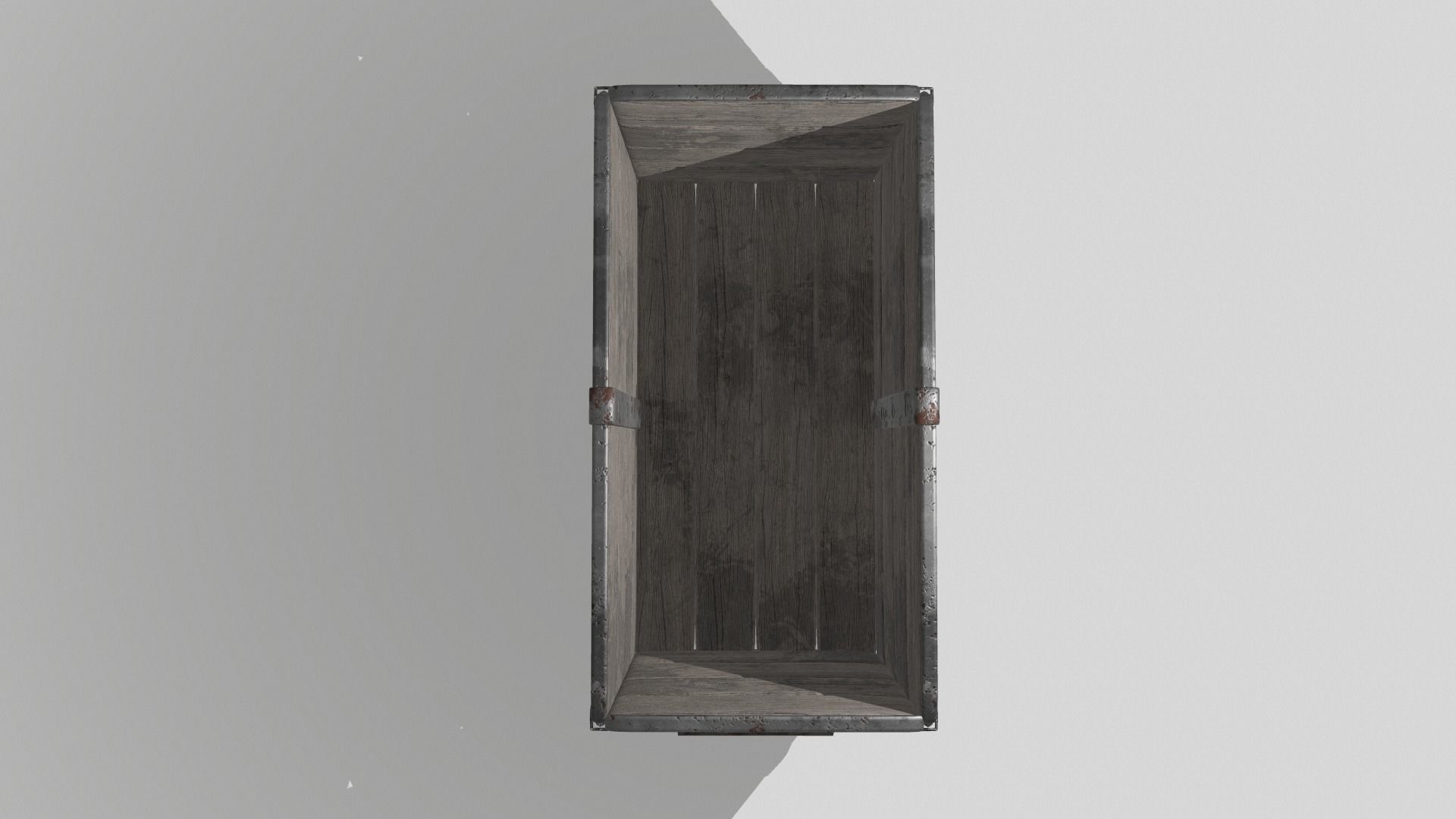 Mine cart Low-poly 3D model_5