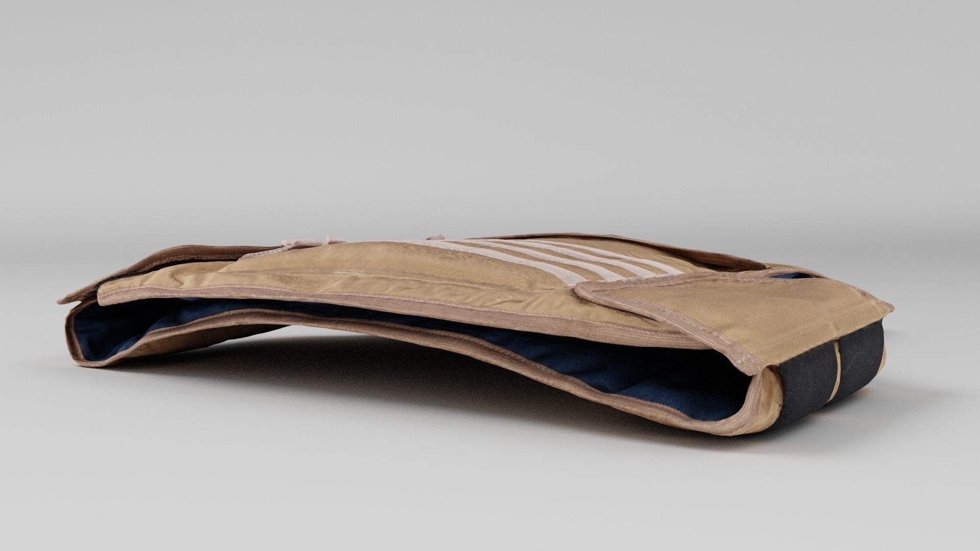 Body armour bulletproof vest armor camouflage uniform 3D model_4