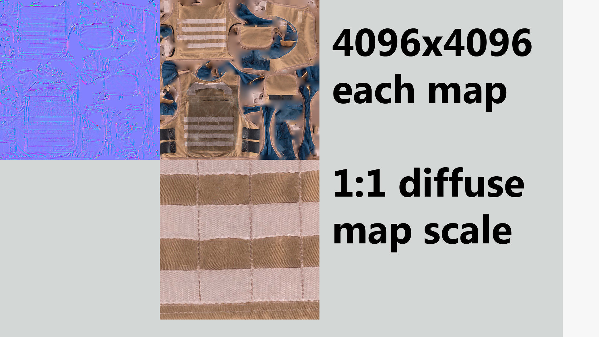 Body armour bulletproof vest armor camouflage uniform 3D model_7