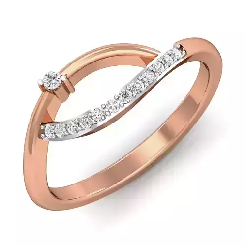 Women Ring Earrings Pendant set 3dm stl 3mf glb render details