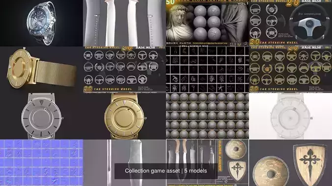 Collection game asset 