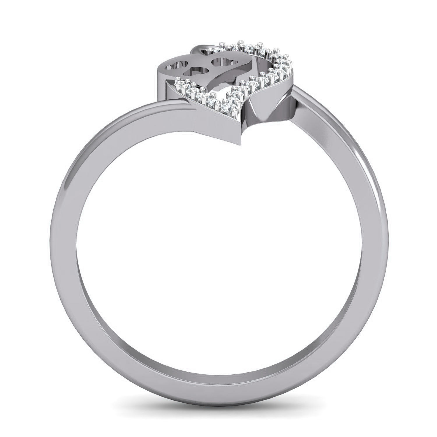 Women Ring Earrings Pendant set 3dm stl 3mf glb render details 3D print model_27