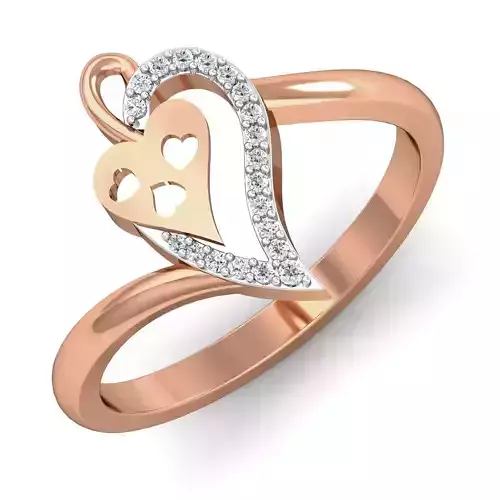 Women Ring Earrings Pendant set 3dm stl 3mf glb render details 3D print model