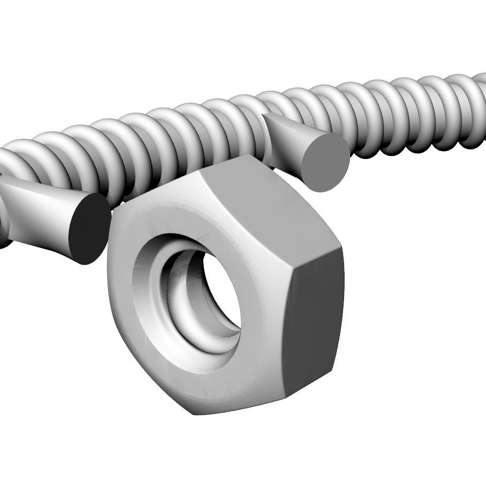 Bracelet Ecrou size 17 original parameters 3D print model_5