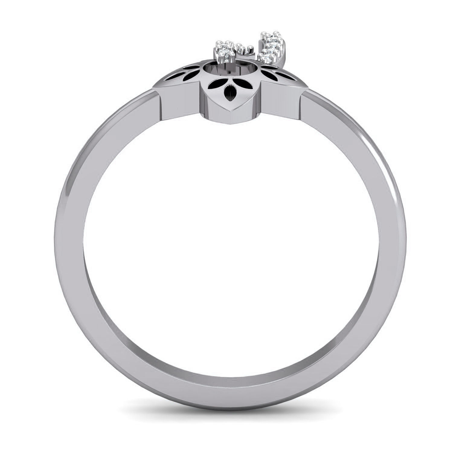 Women Ring Earrings Pendant set 3dm stl 3mf glb render details 3D print model_27