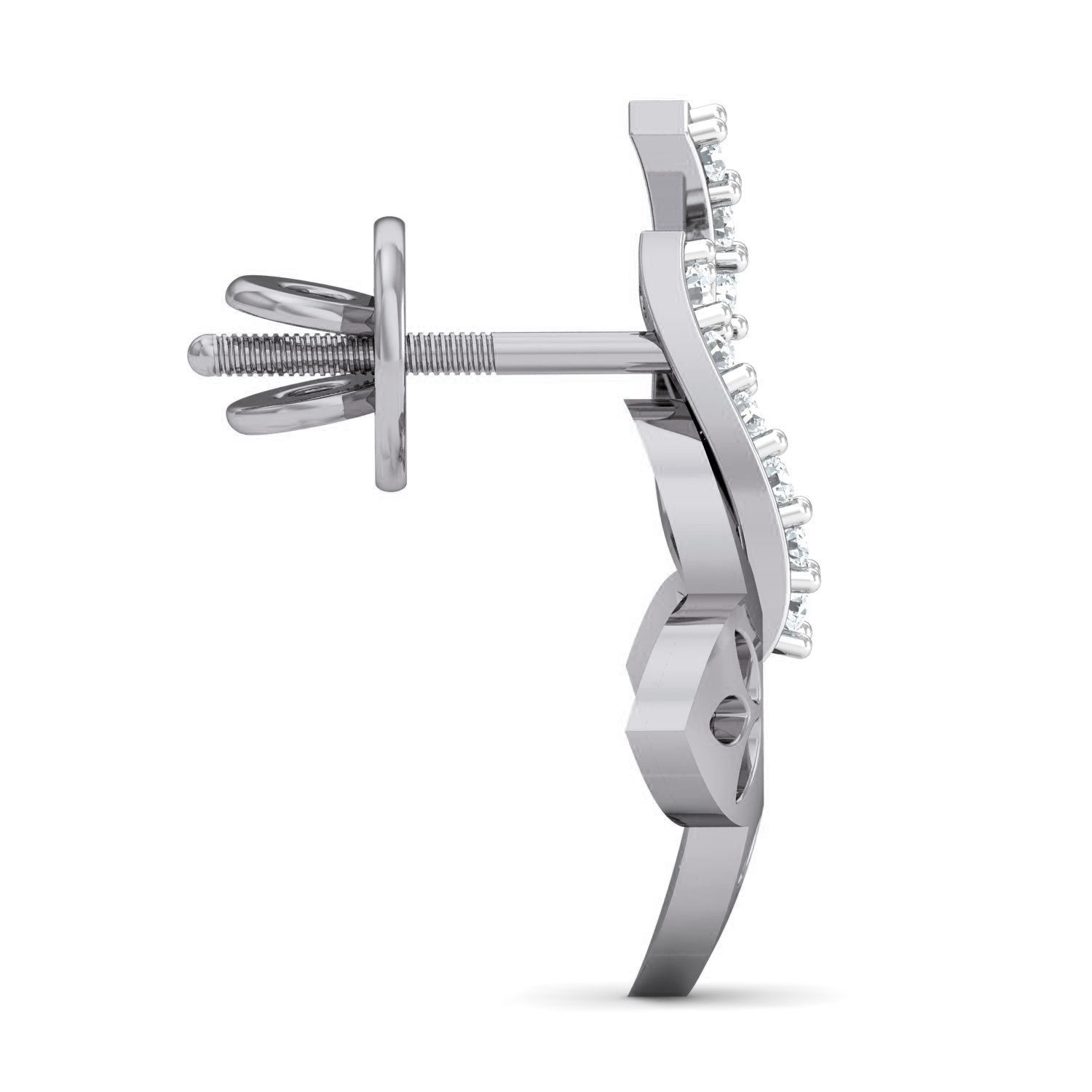 Women Ring Earrings Pendant set 3dm stl 3mf glb render details 3D print model_19