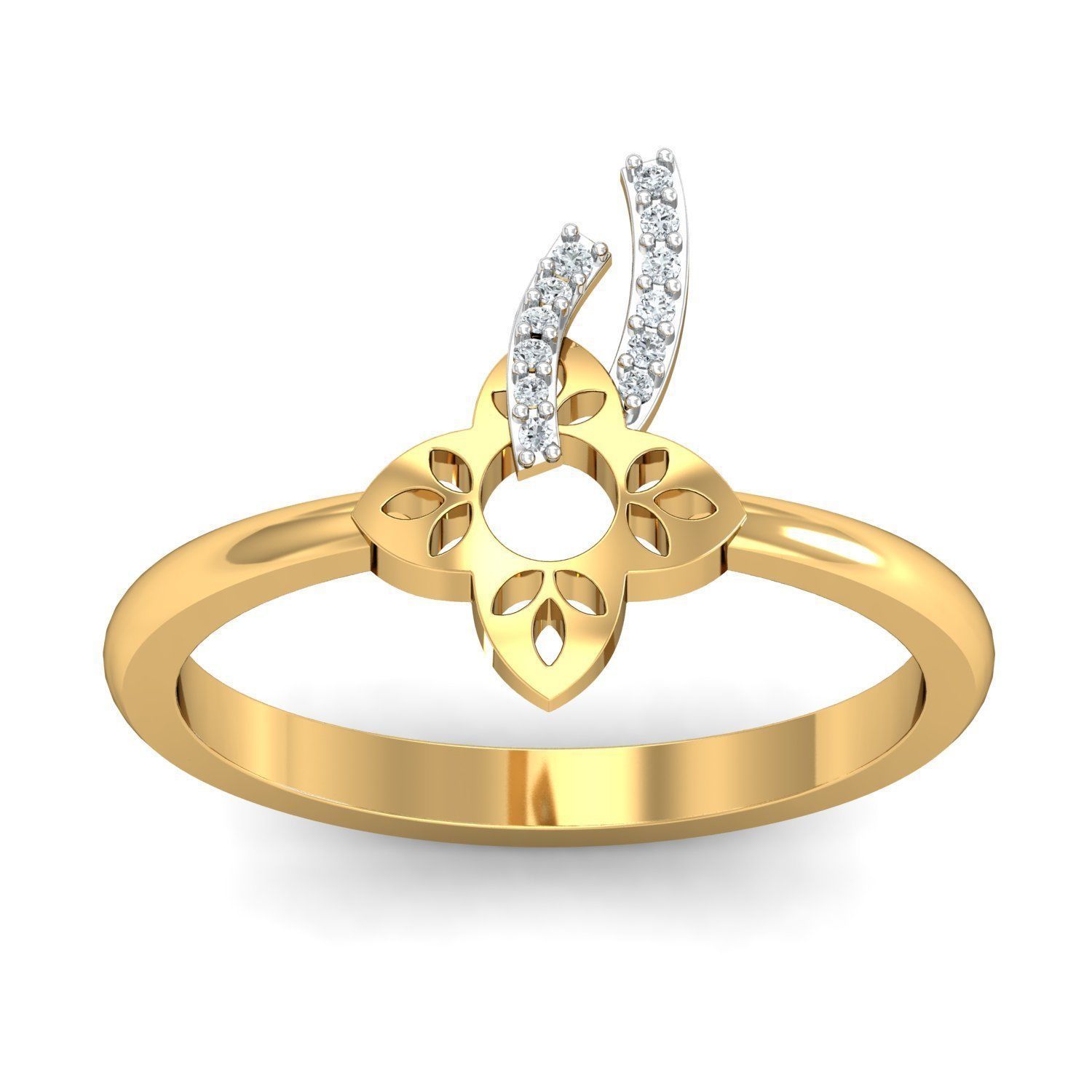 Women Ring Earrings Pendant set 3dm stl 3mf glb render details 3D print model_23