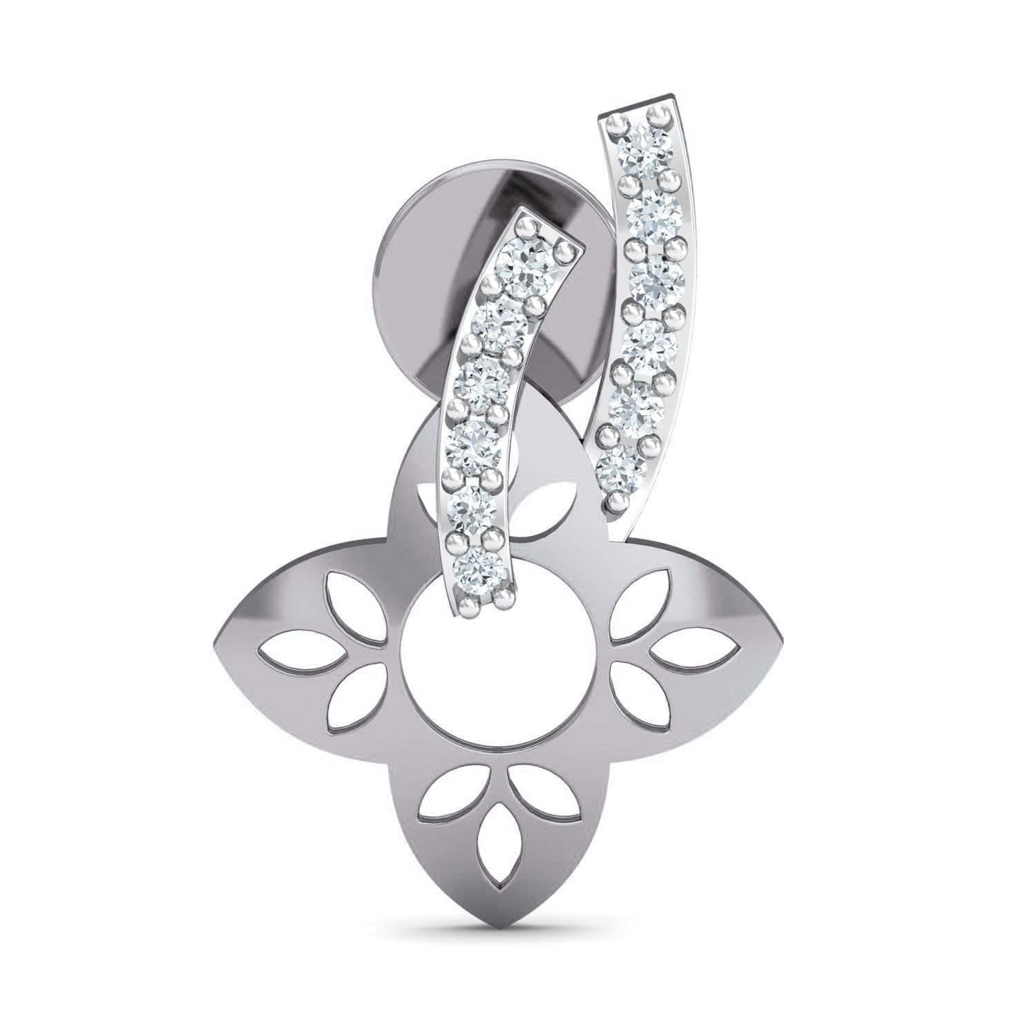 Women Ring Earrings Pendant set 3dm stl 3mf glb render details 3D print model_15